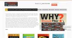 Desktop Screenshot of discountfiber.com